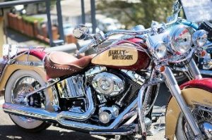 harley bagger exhaust