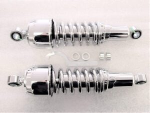 1993-2008 DYNA WIDE GLIDE 11.5" HEAVY DUTY CHROME BOBBER SHORT SHOCKS